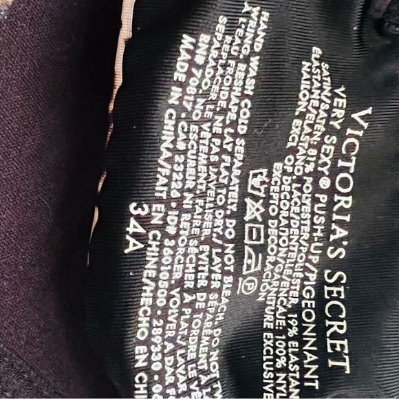 Victoria’s Secret Very Sexy Push up Bra Leopard Cheetah 34A - Picture 3 of 3